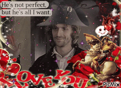A Picture Of A Man Riding A Horse With The Words " He 'S Not Perfect But He 'S All I Want " Above Him GIF