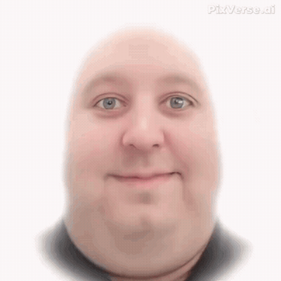 A Picture Of A Man 'S Face With The Words Pixverse.ai On The Bottom GIF