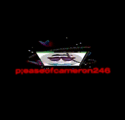 A Picture Of A Man Wearing Sunglasses And A Hat Is Surrounded By Hearts And The Words Please Of Cameron246 GIF