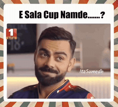 A Picture Of A Man With A Beard And The Words E Sala Cup Name GIF