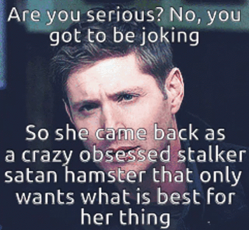 A Picture Of A Man With A Caption That Says " Are You Serious " GIF