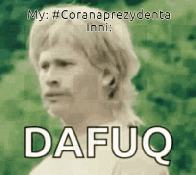 A Picture Of A Man With A Mullet And The Word Dafuq On It GIF