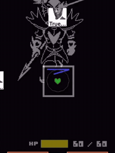 A Picture Of A Man With A Speech Bubble That Says False On It GIF