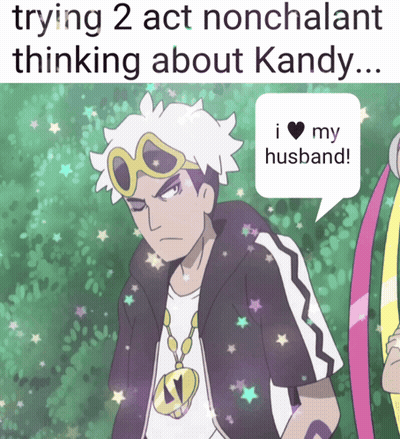 A Picture Of A Man With A Speech Bubble That Says I Love My Husband GIF