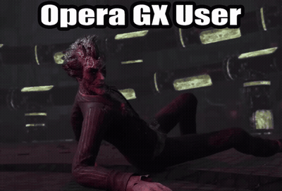 A Picture Of A Man With Blood On His Face And The Words Opera Gx User Above Him GIF