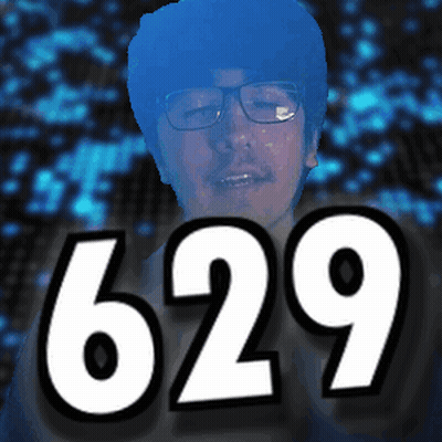 A Picture Of A Man With Glasses And The Number 628 GIF