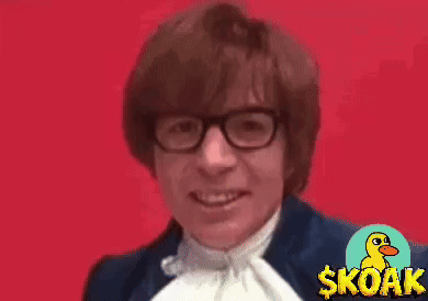 A Picture Of A Man With Glasses And The Word Skoak On It GIF