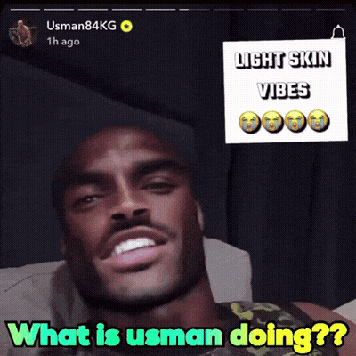 A Picture Of A Man With The Caption Light Skin Vibes GIF