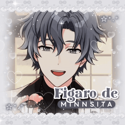A Picture Of A Man With The Name Figaro De Minnesota On It GIF