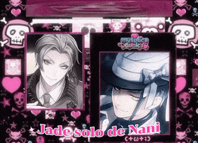 A Picture Of A Man With The Name Jade Solo De Nami On It GIF
