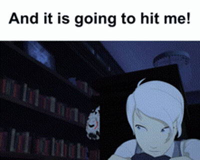 A Picture Of A Man With The Words And It Is Going To Hit Me On The Bottom GIF