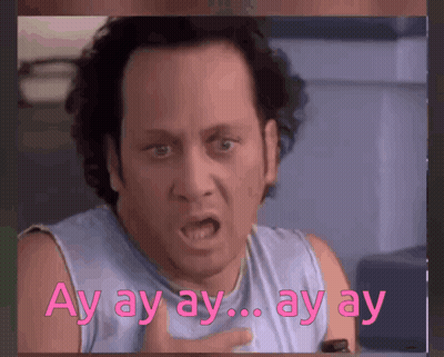 A Picture Of A Man With The Words Ay Ay Ay Ay Ay On The Bottom GIF