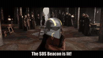 A Picture Of A Man With The Words Democracy Calls For Aid On The Bottom GIF