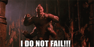 A Picture Of A Man With The Words I Do Not Fail GIF