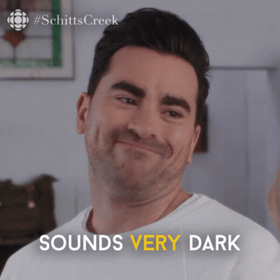 A Picture Of A Man With The Words Sounds Very Dark Behind Him GIF
