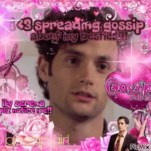 A Picture Of A Man With The Words Spreading Gossip GIF