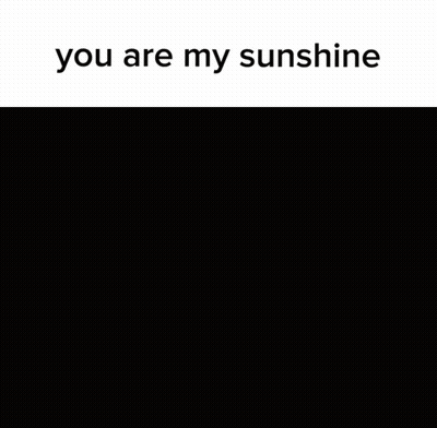 A Picture Of A Man With The Words You Are My Sunshine GIF