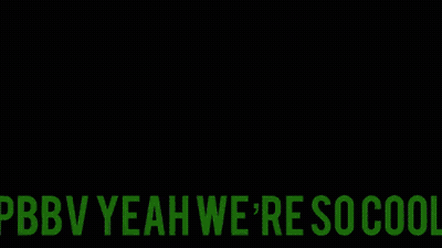A Picture Of A Monkey With Red Eyes And The Words Pbbv Yeah We 'Re So Cool GIF