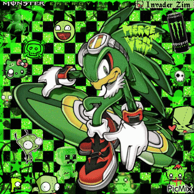 A Picture Of A Monster Energy Drink And A Cartoon Character GIF