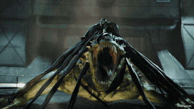 A Picture Of A Monster With A Marvel Logo On The Bottom Right GIF
