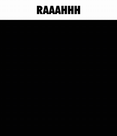 A Picture Of A Monster With The Word Raaahhh Above It GIF