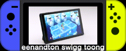 A Picture Of A Nintendo Switch With The Words Eenandton Swigg Toong GIF