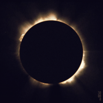 A Picture Of A Partial Eclipse Of The Sun Taken On The 30Th Of June GIF