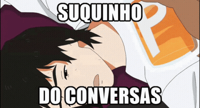 A Picture Of A Person Laying Down With The Words Suquinho Do Conversas GIF