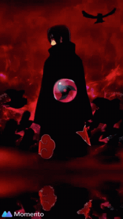 A Picture Of A Person With A Red Circle On Their Back And The Words Momento On The Bottom GIF