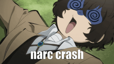 A Picture Of A Person With Narc Crash Written On The Bottom GIF