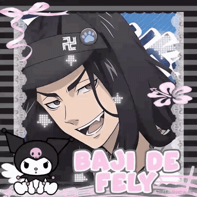 A Picture Of A Person With The Name Baji De Fely On The Bottom GIF