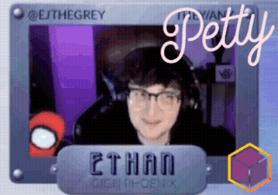 A Picture Of A Person With The Name Ethan Written On It GIF