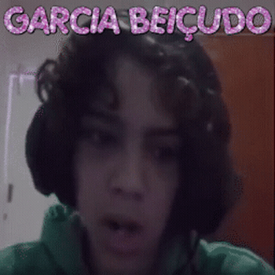 A Picture Of A Person With The Name Garcia Beicudo Written On It GIF