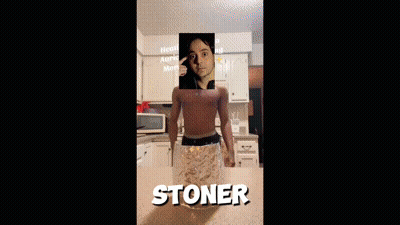 A Picture Of A Person With The Word Stoner On The Bottom GIF