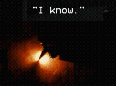 A Picture Of A Person With The Words " I Know " Written On It GIF