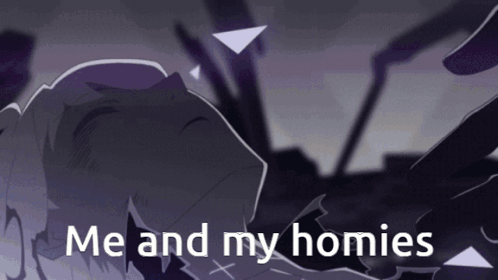 A Picture Of A Person With The Words Me And My Homies Written On It GIF