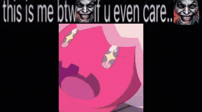 A Picture Of A Pink Toilet With The Words " This Is Me Btw If U Even Care " On The Bottom GIF