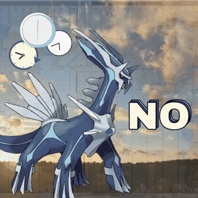 A Picture Of A Pokemon And The Word No GIF
