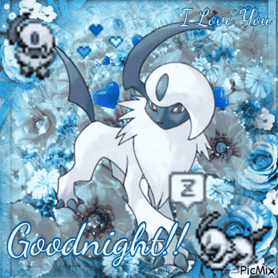 A Picture Of A Pokemon Says Goodnight GIF