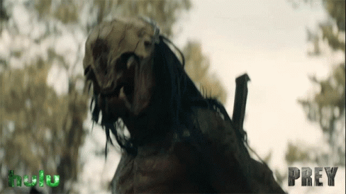 A Picture Of A Predator With The Word Prey In The Corner GIF