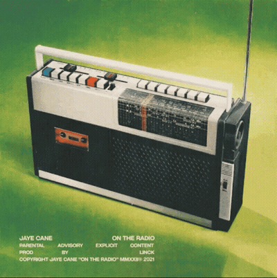 A Picture Of A Radio With The Words " On The Radio " On The Bottom GIF