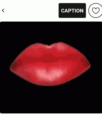 A Picture Of A Red Cherry With The Caption Muah GIF