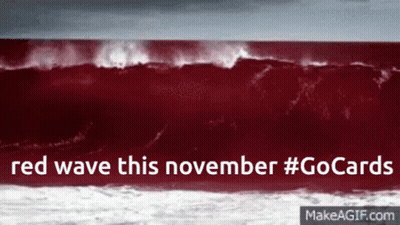 A Picture Of A Red Wave That Says Red Wave This November GIF
