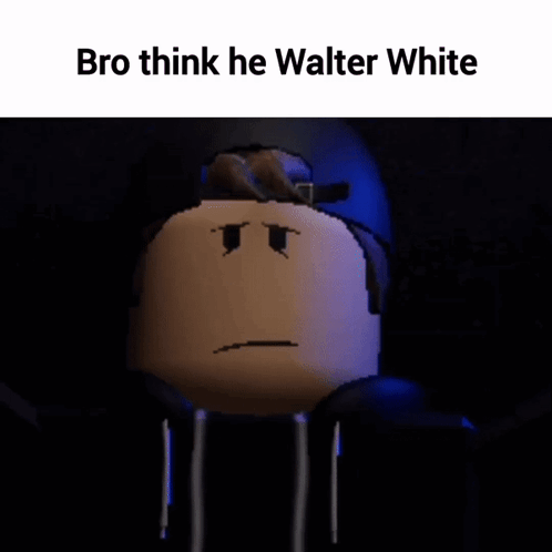 Roblox Character As Walter White GIF