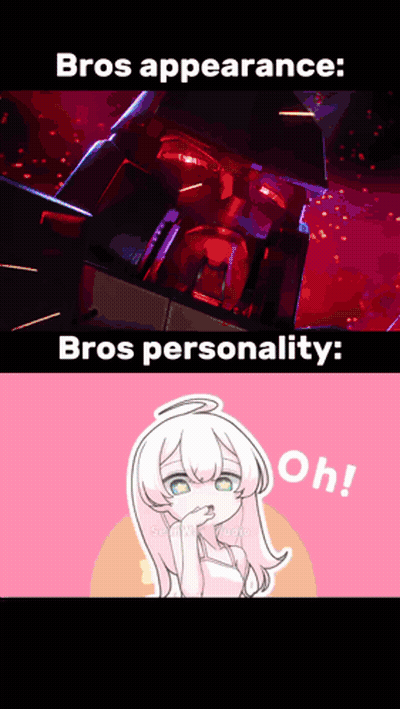 A Picture Of A Robot Next To A Picture Of A Girl With A Halo GIF