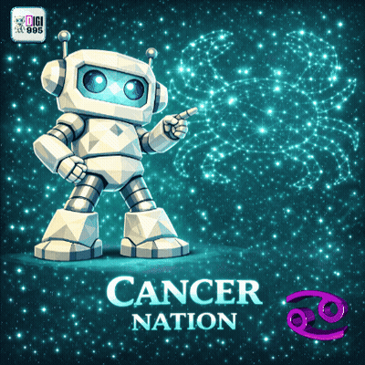 A Picture Of A Robot With Cancer Nation Written On It GIF