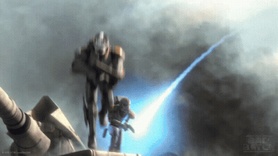 A Picture Of A Robot With The Word Bad Batch On The Bottom Right GIF