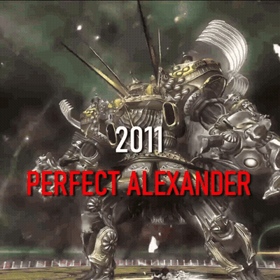 A Picture Of A Robot With The Year 2011 And Perfect Alexander GIF