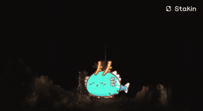 A Picture Of A Rocket Being Launched With The Words S Stakin On The Bottom GIF