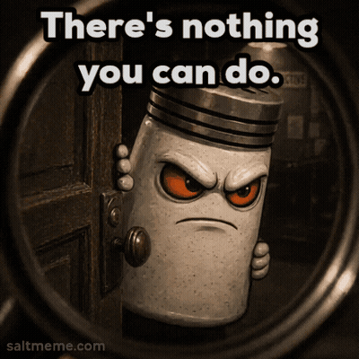 A Picture Of A Salt Shaker With An Angry Face And The Words There 'S Nothing You Can Do GIF